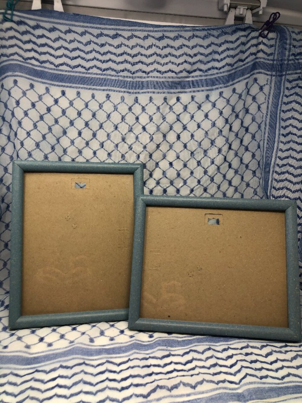 Set of 2 Blue Picture Frames